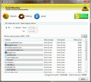 Gold Monitor 1.6.0 - náhled