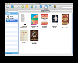 BookONO E-book Manager 0.2 Alpha - náhled