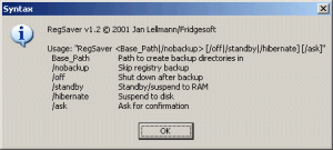Registry Saver 1.2 #17 - náhled