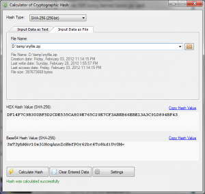VSCryptoHash 2.0.3.445 - náhled