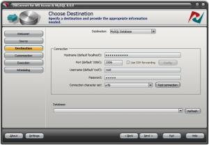 DBConvert for Access and MySQL 8.1.7 - náhled