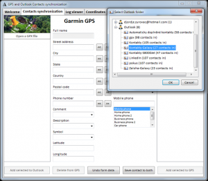 GPSContacts 1.0 - náhled