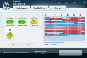 Amigabit Disk Defrag 1.0.2 - náhled