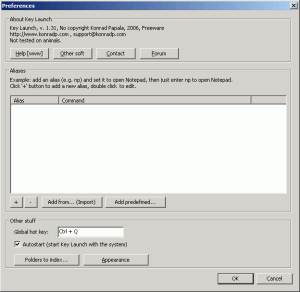 Key Launch 2.0 - náhled