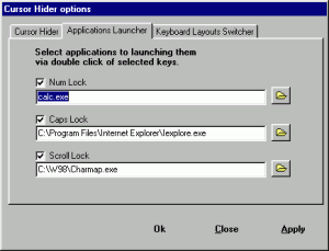 Cursor Hider 1.5.3.2 - náhled