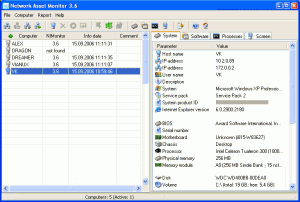 Network Asset Monitor 3.8 - náhled