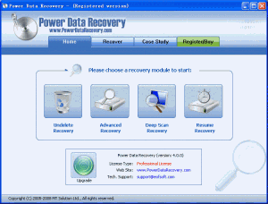 Power Data Recovery 4.5.3 - náhled