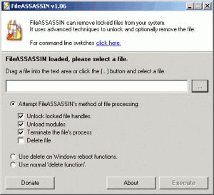 FileASSASSIN 1.06 - náhled