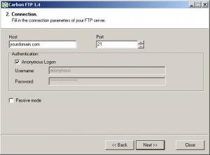 Carbon FTP 1.4 - náhled