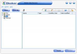 Okoker Data Recovery 6.1 - náhled