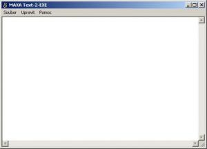 MAXA Text-2-EXE 3.2 - náhled