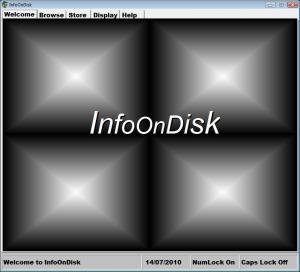 InfoOnDisk 1.5 - náhled