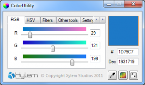 ColorUtility 1.72 - náhled