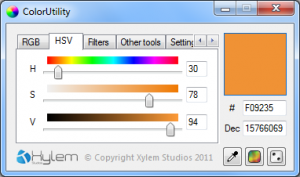 ColorUtility 1.72 - náhled