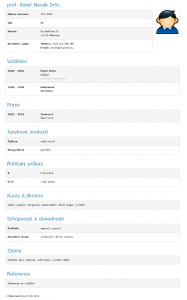 Generátor životopisu 1.3.1 - náhled