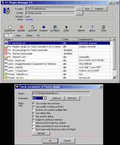TC Plugins Manager 2.0.2 - náhled