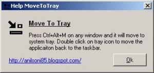 MoveToTray 1.0 - náhled