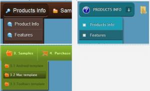 CSS3 Menu 2.3 - náhled
