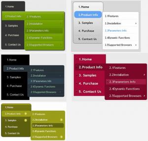 CSS3 Menu 2.3 - náhled