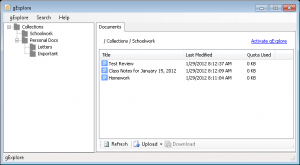 gExplore 1.3.0 - náhled
