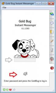 GoldBug - Secure Instant Messenger 0.2 - náhled