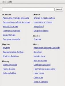 GNU Solfege 3.22.2 - náhled