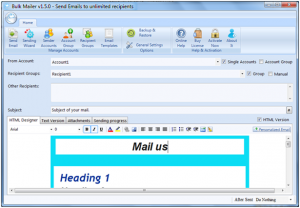 Bulk Mailer Pro 2.7.3.44 - náhled