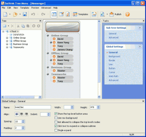 Sothink Tree Menu 2.3 - náhled