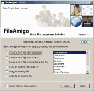 FileAmigo LE 11.0 - náhled