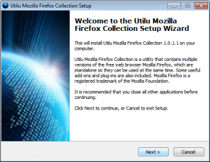 Utilu Mozilla Firefox Collection 1.2.1.7 - náhled