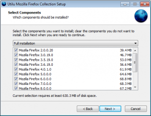 Utilu Mozilla Firefox Collection 1.2.1.7 - náhled