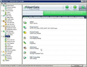 UserGate Proxy & Firewall 6.0 - náhled