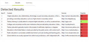 Plagiarism Checker X 2014 - náhled