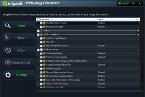 Amigabit Privacy Cleaner 1.0.3 - náhled