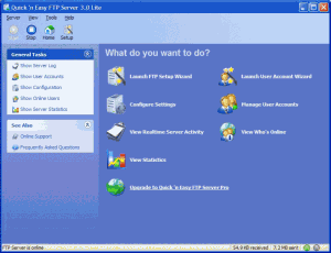 Quick and Easy FTP Server 3.1 - náhled