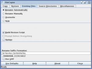 FileCopier 1.5.0 - náhled