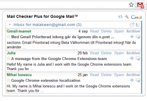 Mail Checker Plus for Google Mail 1.2.3.3 - náhled
