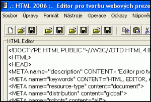 HTML 2006 - náhled