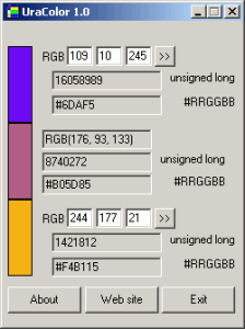 UraColor 1.0 - náhled