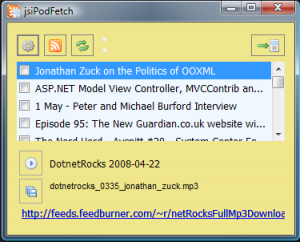 jsiPodFetch 8.52 - náhled