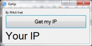 GetIP 1.0.0 - náhled