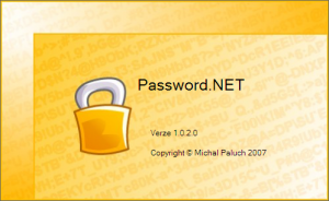 Password.NET 1.0.2.0 - náhled