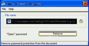 Office Password Remover 2.0 - náhled