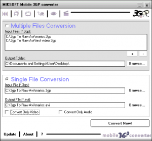 Mobile 3GP converter - náhled