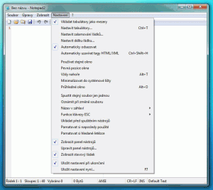 Notepad2 - čeština 3.0.20 - náhled