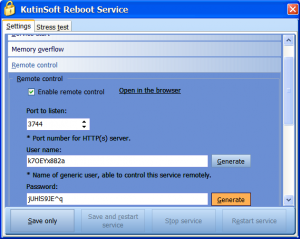 Reboot Service 1.2 - náhled