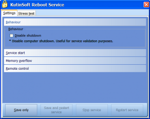 Reboot Service 1.2 - náhled