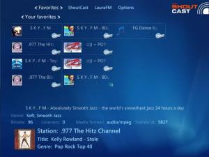 mcShoutCast 3.8.8 - náhled