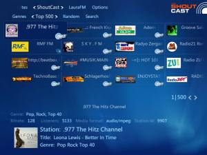 mcShoutCast 3.8.8 - náhled