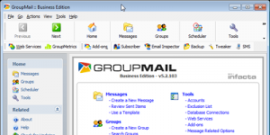GroupMail 6.0.0.62 - náhled